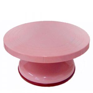 Турнетка пластмассовая высокая розовая 265*120 NC-8061 Frema